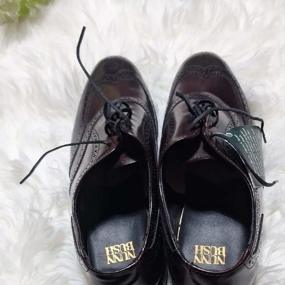 Nunn Bush Men's Dark Brown Wingtip Oxfords